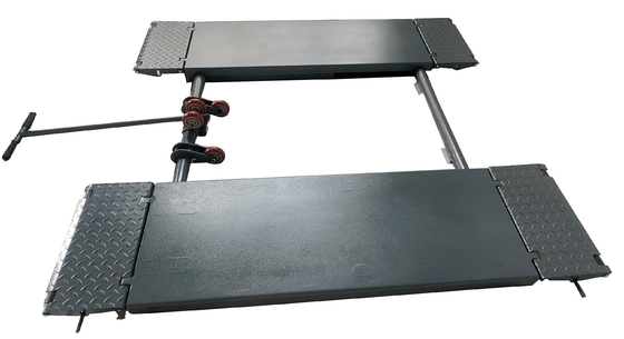 2.2kw potencia del motor ascensor de tijeras para automóviles de altura media 3.5 toneladas ascensor eléctrico portátil de perfil bajo