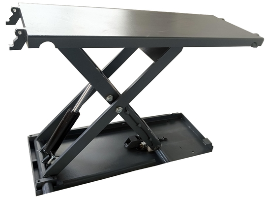 2.2kw potencia del motor ascensor de tijeras para automóviles de altura media 3.5 toneladas ascensor eléctrico portátil de perfil bajo