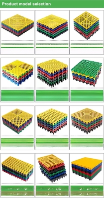 40*40*3cm azulejos de garaje entrelazados diseño clásico e impermeable para garaje de lavado de coches