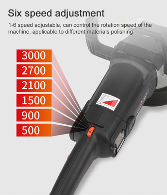Diseño 1000W 150mm Polisher eléctrico de doble acción para automóviles de tamaño interno 48.5 * 17 * 14.5cm