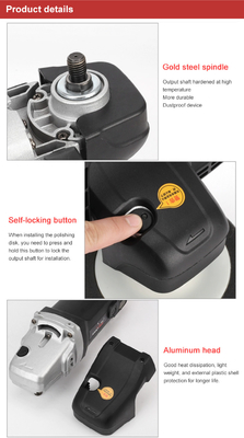 Diseño 1000W 150mm Polisher eléctrico de doble acción para automóviles de tamaño interno 48.5 * 17 * 14.5cm