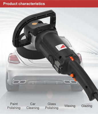 Disco de 150 mm. Polvillador de amortiguador de automóviles de doble acción portátil de color gris 50hz de voltaje
