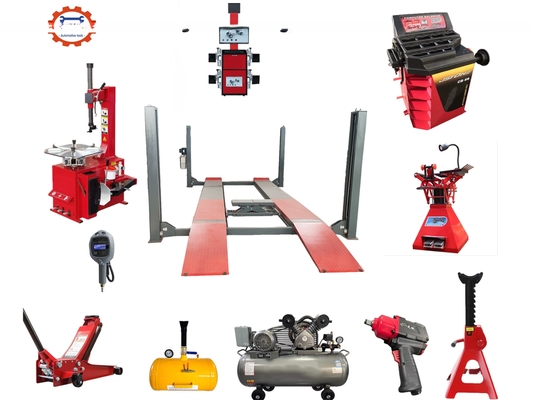 Solicitud del cliente 4 Post Car Lift Wheel Alignment Machine Cambiador de neumáticos Balanceador de ruedas
