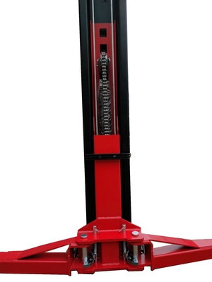Capacidad de elevación 4000kgs Elevador de doble columna con pórtico para dos plataformas de elevación de coches