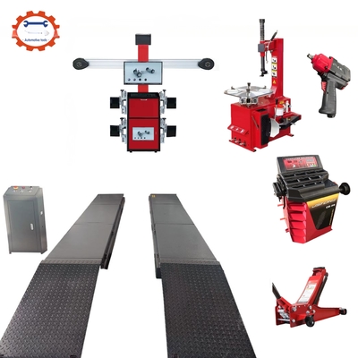 Máquina avanzada de alineación de ruedas 3D 8-10bar Exterior de sujeción 10''-22' Profesional