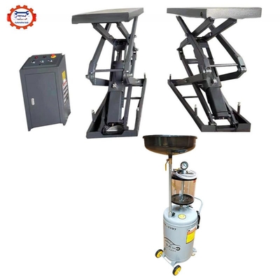 110 mm MIN ALTURAS CE 3.5T Super delgado de tijeras elevador de automóviles para la elevación suave del vehículo