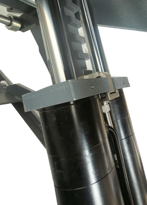 110 mm MIN ALTURAS CE 3.5T Super delgado de tijeras elevador de automóviles para la elevación suave del vehículo