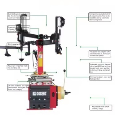 10&quot;-22&quot; Exterior Clamping Reparación de neumáticos de automóviles y cambio de neumáticos Combo para profesionales