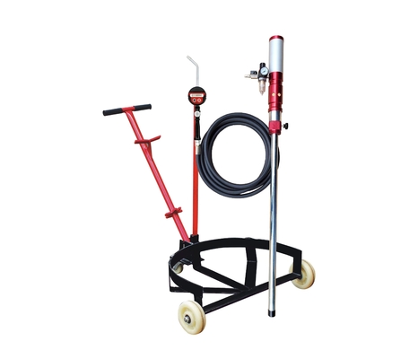Acero 55 galones 200L Aeronáutico Alimentado Presión pistón Tambor Barril Motor Motor Lubricante Pneumática de transferencia de aceite bomba con contador