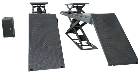 SCISSOR Leader L68S Elevador hidráulico de doble cilindro para la eficiencia del ascensor de automóviles en tierra
