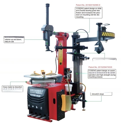 12'-24' Máquina de cambio de neumáticos de sujeción interna con fuente de alimentación 110V-22OV-380V
