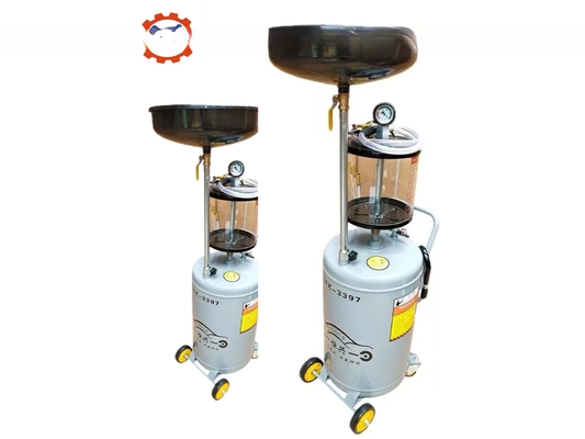 Extractor de aceite de desecho de fluido neumático portátil de capacidad de 80L para el mantenimiento del motor del automóvil