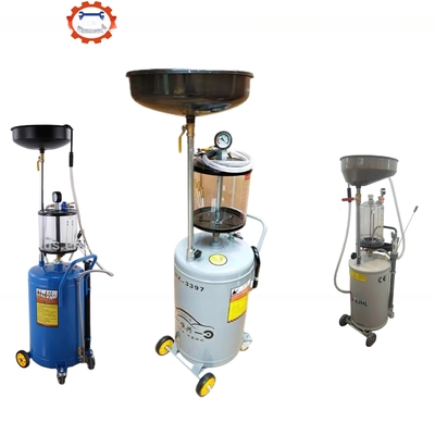 Herramientas de reparación de motores de automóviles de capacidad de 80L con y diversas especificaciones de drenaje de aceite
