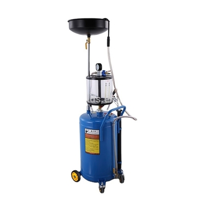 Máquina de aspiración de aceite de motor de automóviles con capacidad de 80L y depósito telescópico de aceite residual