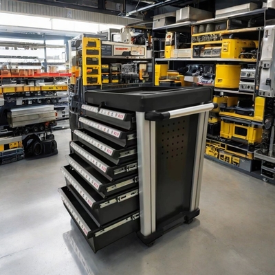 Apoyo personalizado OEM Metal Gabinete de herramientas de garaje con Taller de herramientas de mano del carrito