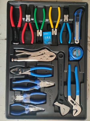 Taller de reparación de automóviles Armario de herramientas con 7 cajones y caja rodante de acero inoxidable de trabajo pesado