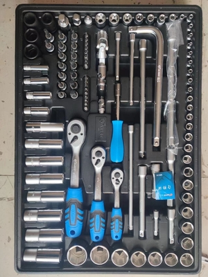 Taller de reparación de automóviles Armario de herramientas con 7 cajones y caja rodante de acero inoxidable de trabajo pesado