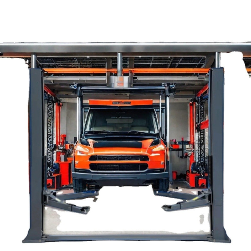 Capacidad de elevación de 4000 kg Dos postes elevadores hidráulicos para máquinas de estacionamiento de garaje 2023