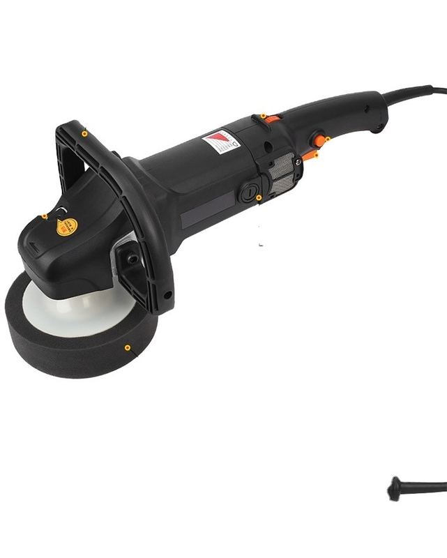 Disco de 150 mm. Polvillador de amortiguador de automóviles de doble acción portátil de color gris 50hz de voltaje