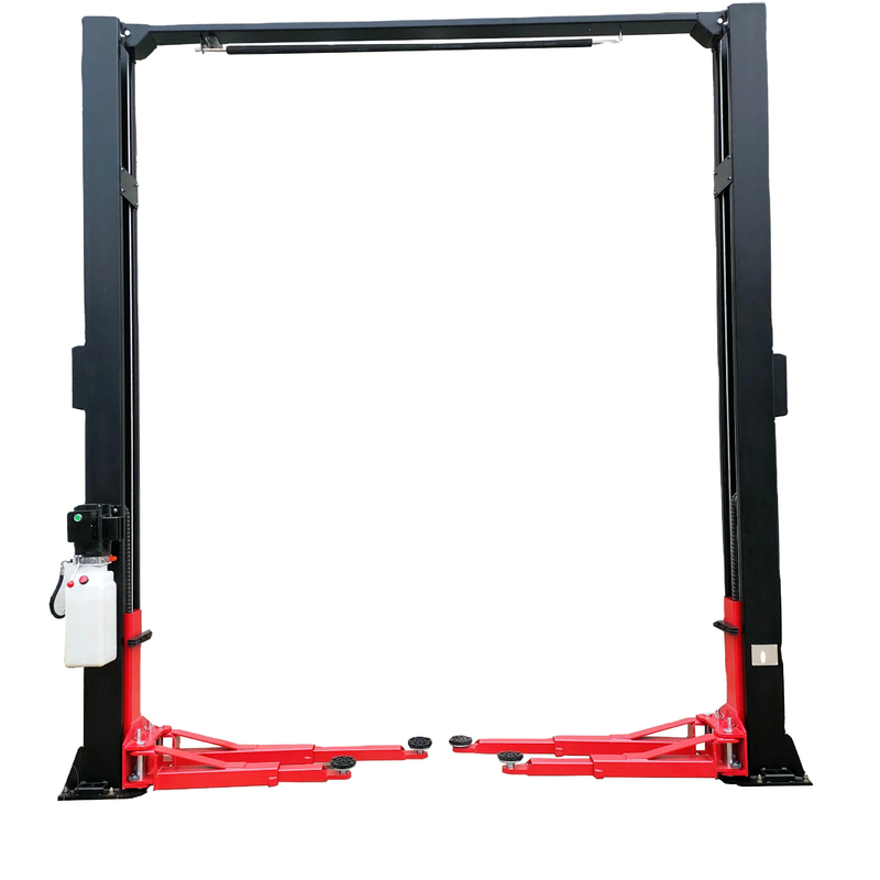 4000 kg de placa de piso de dos puestos de elevación de automóviles 4 toneladas de doble columna de ascensores automáticos para vehículos