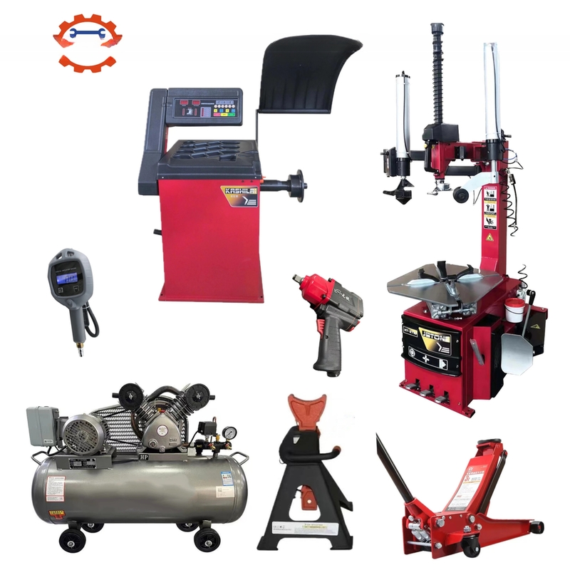 12&quot;-24&quot; En el interior de la sujeción de equipos de reparación de automóviles Taller de cambio de llantas máquina rueda de equilibrio rueda combo