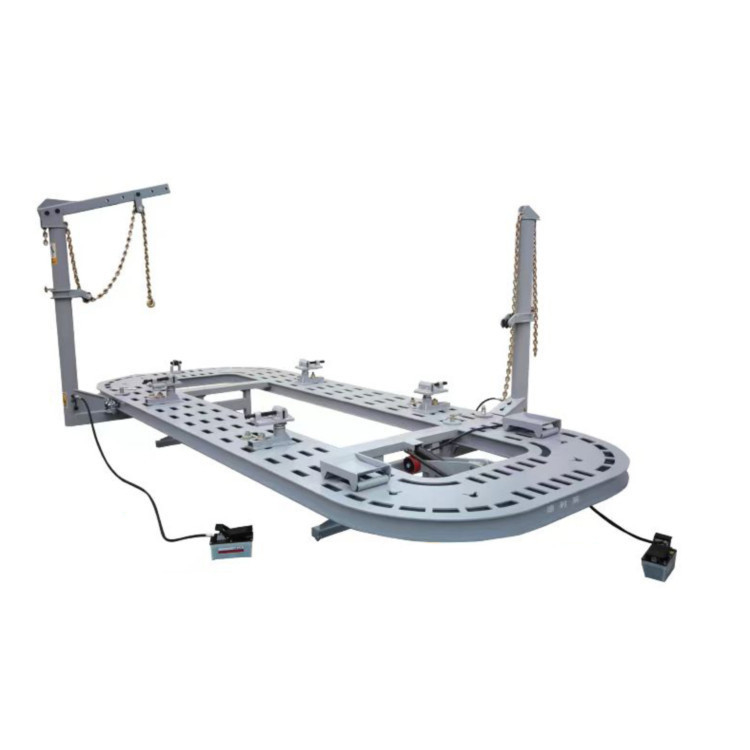 Máquina de marco de automóvil para reparación de carrocería con longitud de mesa de trabajo de 5600 cm y altura de banco de 550 cm