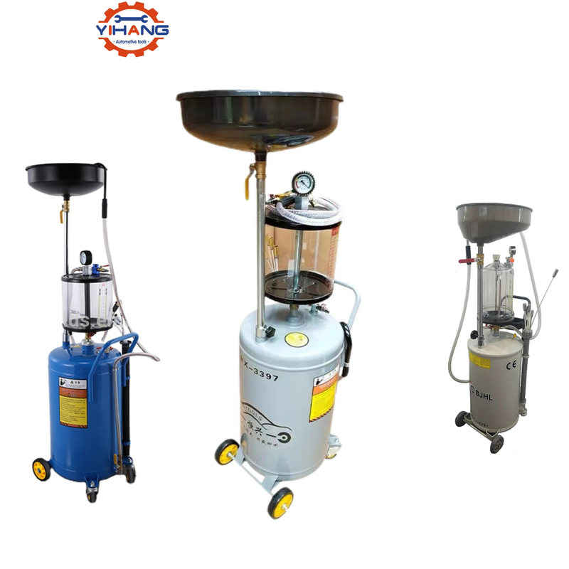Extractor de aceite para automóviles Herramienta de cambio de aceite rojo Agua de desechos de aceite para extracción de aceite de motor de 80L