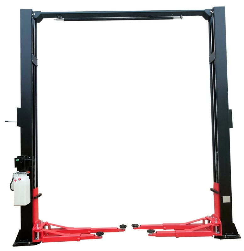 2.2kw Potencia del motor Elevador hidráulico de doble cilindro para inspección y mantenimiento de vehículos