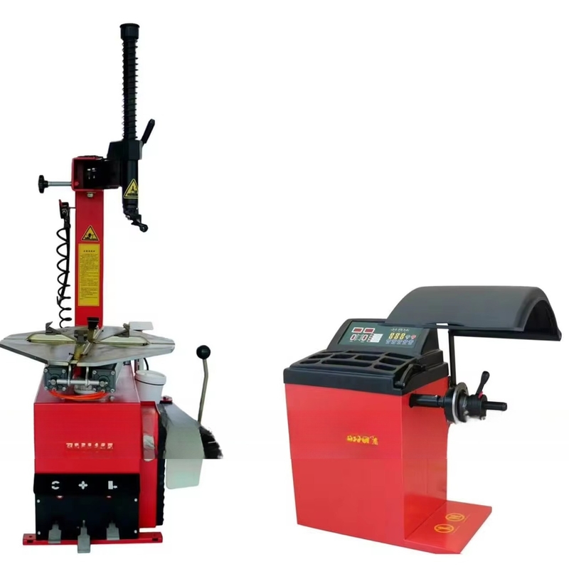 Reparación de neumáticos de automóviles Coseng Cambiador de neumáticos y máquina de equilibrio de ruedas Combinación de sujeción interna 12 &quot;-24